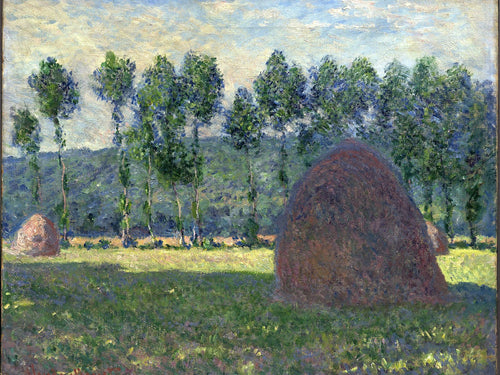 Palheiro em Giverny (Claude Monet) - Reprodução com Qualidade Museu