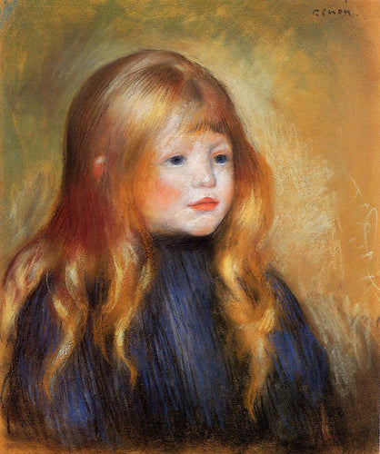 Cabeça de uma criança (Pierre-Auguste Renoir) - Reprodução com Qualidade Museu