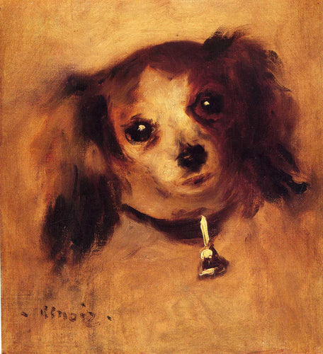Cabeça de cachorro (Pierre-Auguste Renoir) - Reprodução com Qualidade Museu
