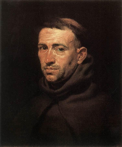 Chefe de um frade franciscano (Peter Paul Rubens) - Reprodução com Qualidade Museu