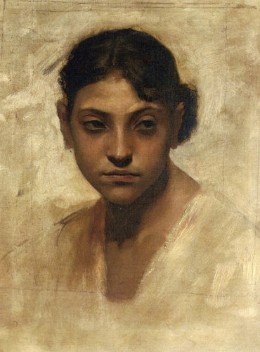 Garota Cabeça de Capri (John Singer Sargent) - Reprodução com Qualidade Museu