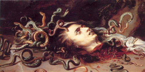 A cabeça da medusa (Peter Paul Rubens) - Reprodução com Qualidade Museu