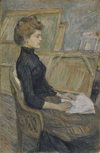 Helene Vary (Henri de Toulouse-Lautrec) - Reprodução com Qualidade Museu