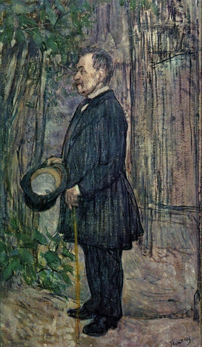 Henri Dihau (Henri de Toulouse-Lautrec) - Reprodução com Qualidade Museu