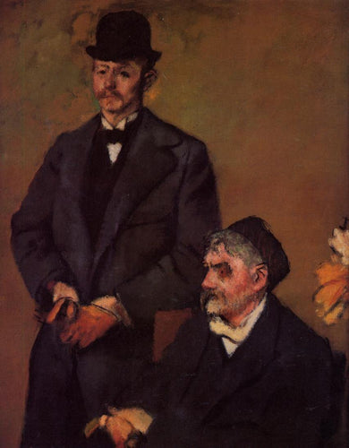 Henri Rouart e seu filho Alexis (Edgar Degas) - Reprodução com Qualidade Museu