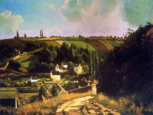 Colina De Jallais em Pontoise (Camille Pissarro) - Reprodução com Qualidade Museu