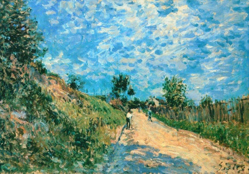 Hill Path (Alfred Sisley) - Reprodução com Qualidade Museu