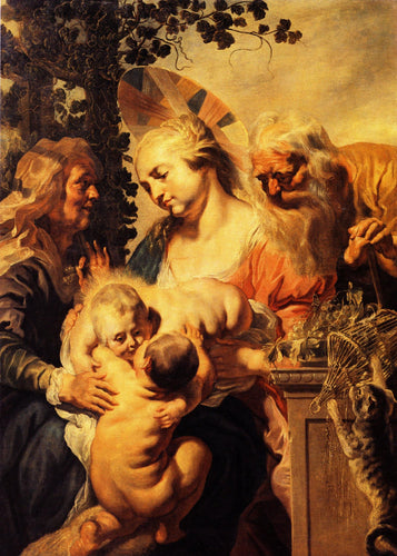 Sagrada Família com Isabel e o Menino João Batista
