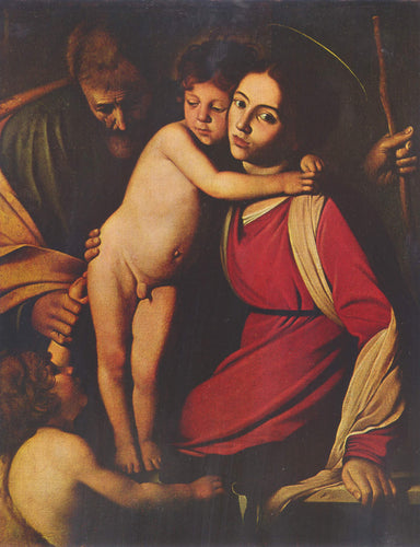 Sagrada Família com João Batista (Caravaggio) - Reprodução com Qualidade Museu