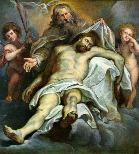 Santíssima Trindade (Peter Paul Rubens) - Reprodução com Qualidade Museu