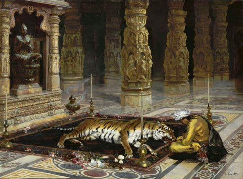 Honrando o Tigre (Rudolf Ernst) - Reprodução com Qualidade Museu