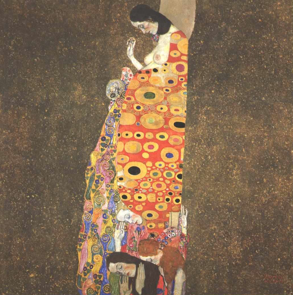 Hope II (Gustav Klimt) - Reprodução com Qualidade Museu