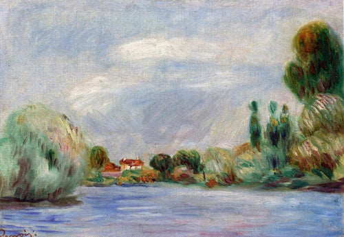 Casa no rio (Pierre-Auguste Renoir) - Reprodução com Qualidade Museu