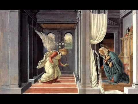 A Anunciação (Sandro Botticelli) - Reprodução com Qualidade Museu