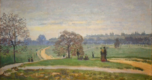 Parque Hyde (Claude Monet) - Reprodução com Qualidade Museu