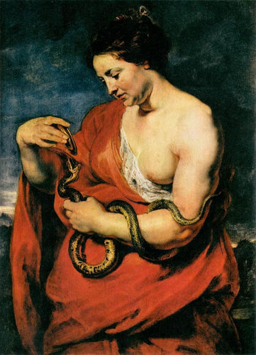 Deusa da saúde Hygeia (Peter Paul Rubens) - Reprodução com Qualidade Museu