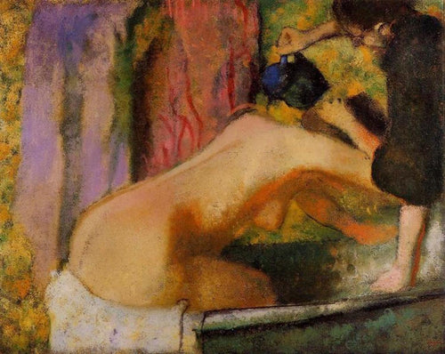 Mulher Em Seu Banho (Edgar Degas) - Reprodução com Qualidade Museu