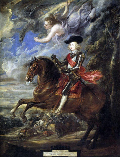 Cardeal-Infante Don Fernando da Áustria na Batalha de Nordlingen (Peter Paul Rubens) - Reprodução com Qualidade Museu