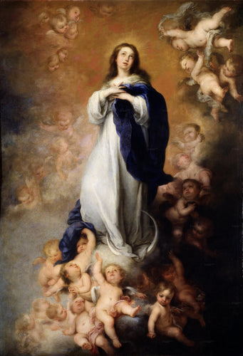 Imaculada Conceição de Soult (Bartolome Esteban Murillo) - Reprodução com Qualidade Museu