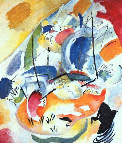 Improvisação 31 - Batalha no Mar (Wassily Kandinsky) - Reprodução com Qualidade Museu