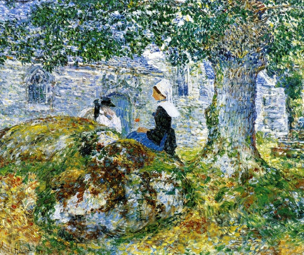 Na baía da Bretanha (Childe Hassam) - Reprodução com Qualidade Museu