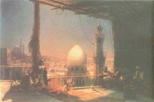 Em Cairo (Ivan Aivazovsky) - Reprodução com Qualidade Museu