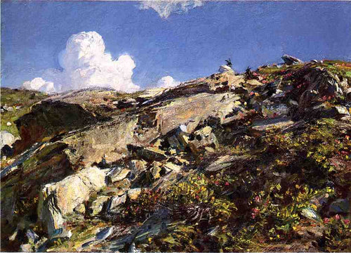 Nos Alpes (John Singer Sargent) - Reprodução com Qualidade Museu