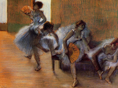 No estúdio de dança (Edgar Degas) - Reprodução com Qualidade Museu