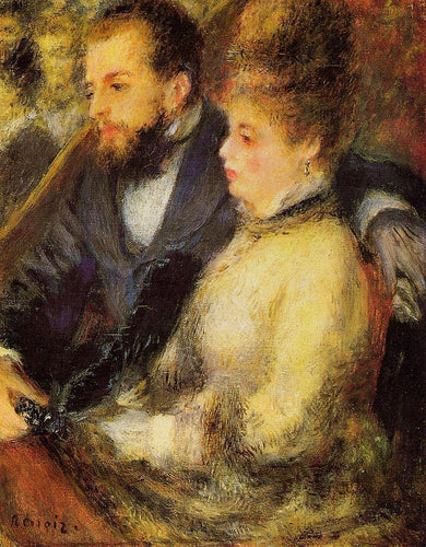 No Loge (Pierre-Auguste Renoir) - Reprodução com Qualidade Museu