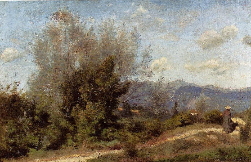 Nas proximidades de Genebra - Jean-Baptiste-Camille Corot