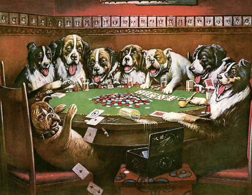Simpatia de Poker (Cassius Marcellus Coolidge) - Reprodução com Qualidade Museu