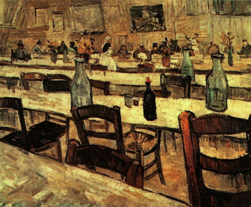 Interior de um restaurante em Arles (Vincent Van Gogh) - Reprodução com Qualidade Museu