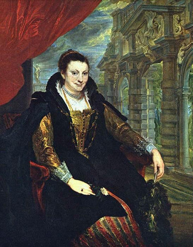 Retrato de Isabella Brandt (Peter Paul Rubens) - Reprodução com Qualidade Museu