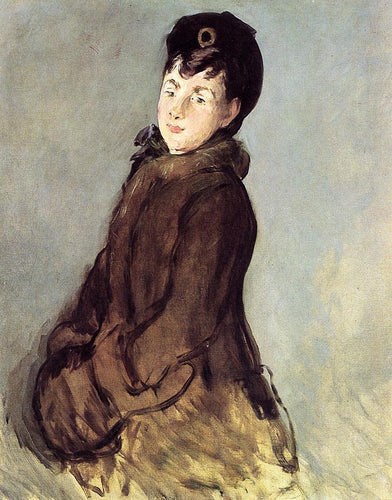 Isabelle Lemonnier com um muffin (Edouard Manet) - Reprodução com Qualidade Museu