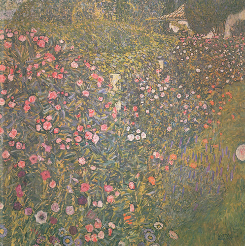 Paisagem Hortícola Italiana (Gustav Klimt) - Reprodução com Qualidade Museu