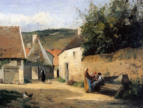 Jacob Coin De Village (Camille Pissarro) - Reprodução com Qualidade Museu