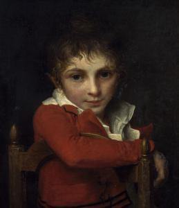 Retrato do doutor Delzeuze quando criança (Jacques-Louis David) - Reprodução com Qualidade Museu