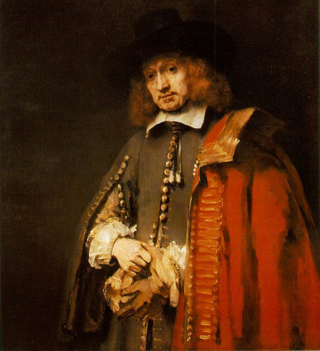 Retrato de seis de janeiro (Rembrandt) - Reprodução com Qualidade Museu