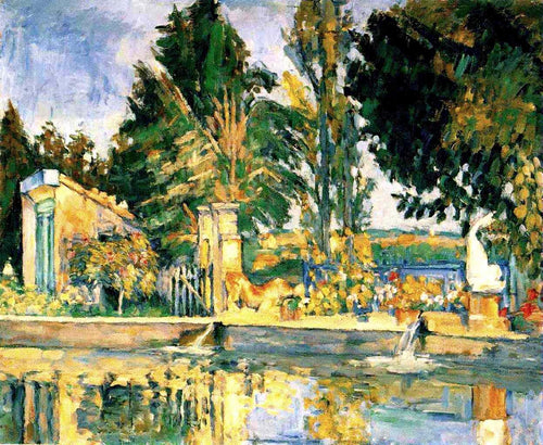 Jas De Bouffan, The Pool (Paul Cézanne) - Reprodução com Qualidade Museu