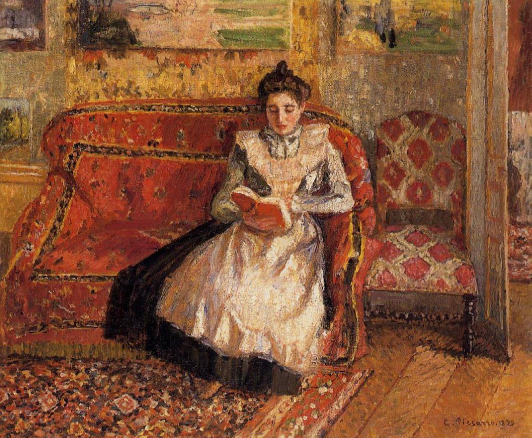 Jeanne Reading (Camille Pissarro) - Reprodução com Qualidade Museu
