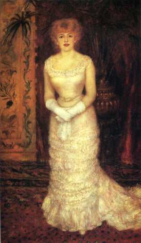 Jeanne Samary (Pierre-Auguste Renoir) - Reprodução com Qualidade Museu