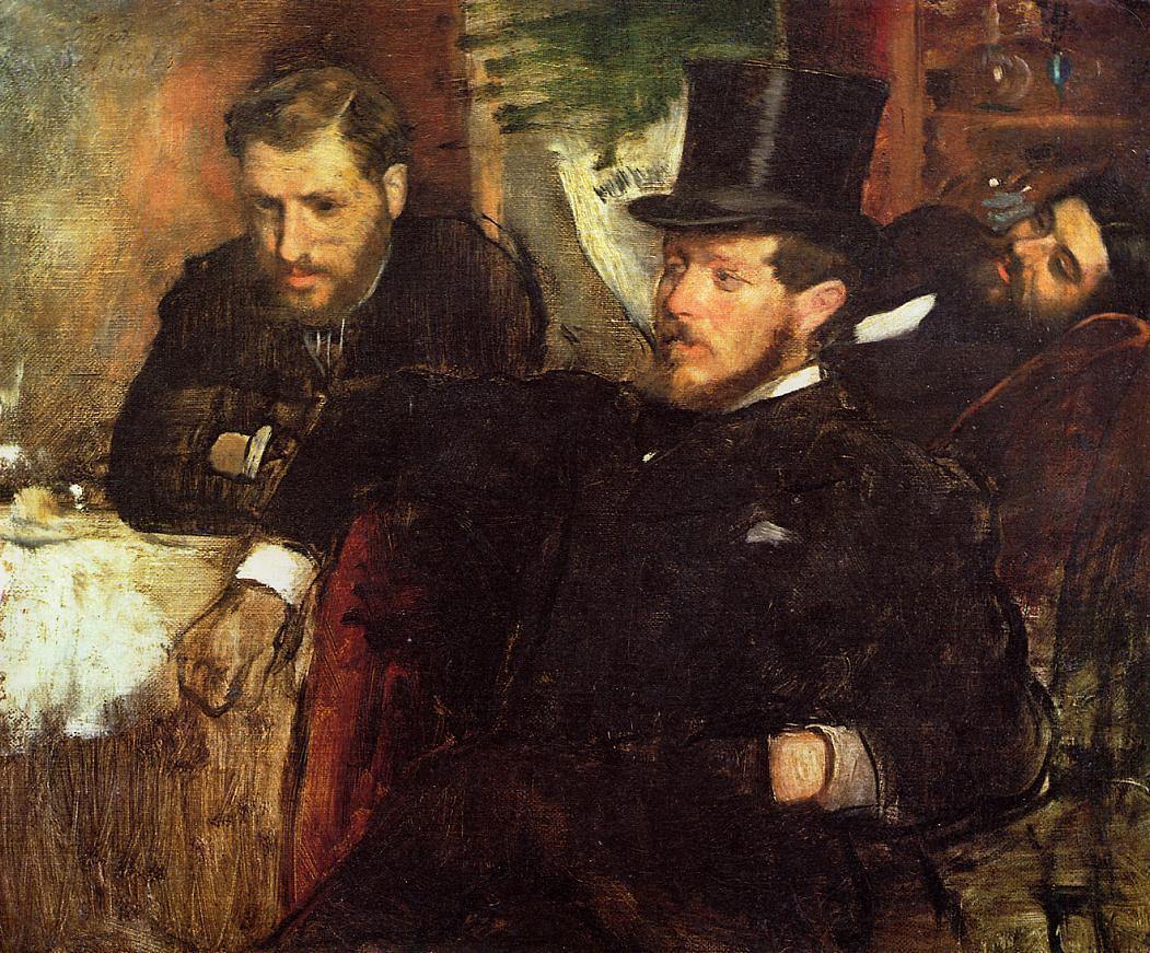 Jeantaud, Linet e Laine (Edgar Degas) - Reprodução com Qualidade Museu