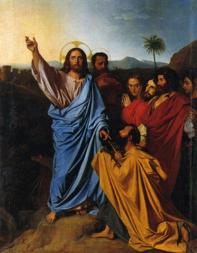 Jesus devolvendo as chaves de São Pedro