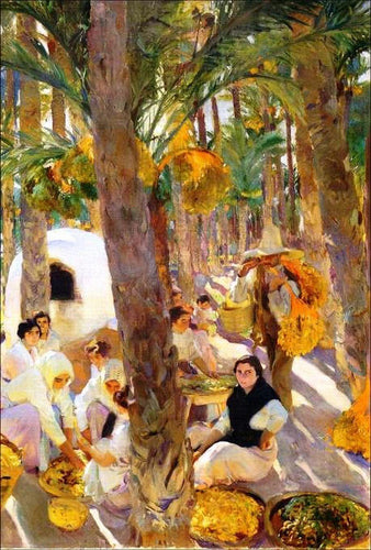 Elche, The Palm Grove (Joaquin Sorolla) - Reprodução com Qualidade Museu