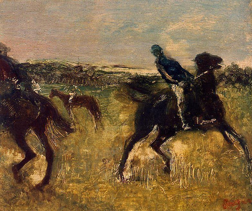 Jóqueis (Edgar Degas) - Reprodução com Qualidade Museu