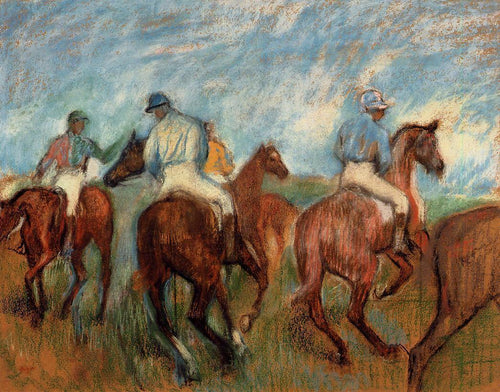 Jóqueis (Edgar Degas) - Reprodução com Qualidade Museu