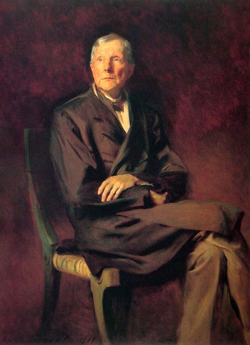 John D. Rockefeller (John Singer Sargent) - Reprodução com Qualidade Museu