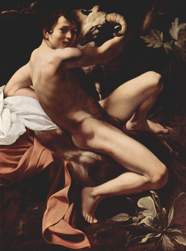 João batista (Caravaggio) - Reprodução com Qualidade Museu