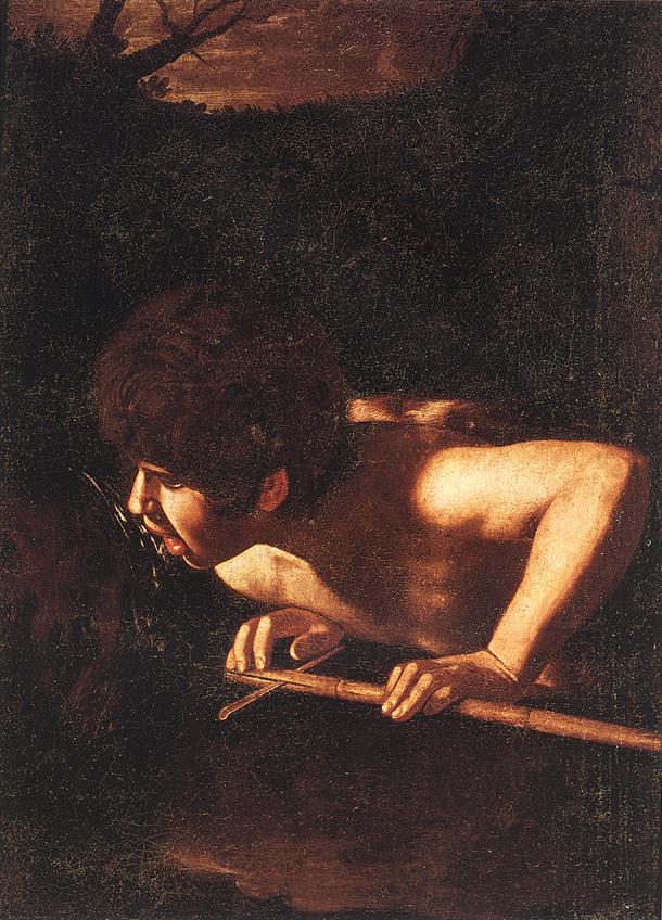 São João Batista no Poço (Caravaggio) - Reprodução com Qualidade Museu
