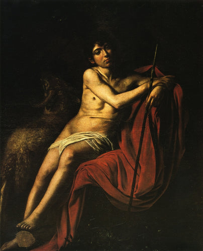 João batista (Caravaggio) - Reprodução com Qualidade Museu